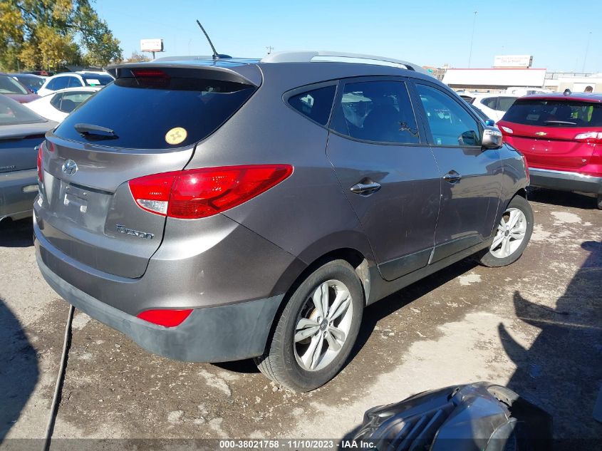 2013 Hyundai Tucson Gls VIN: KM8JU3ACXDU702629 Lot: 38021758