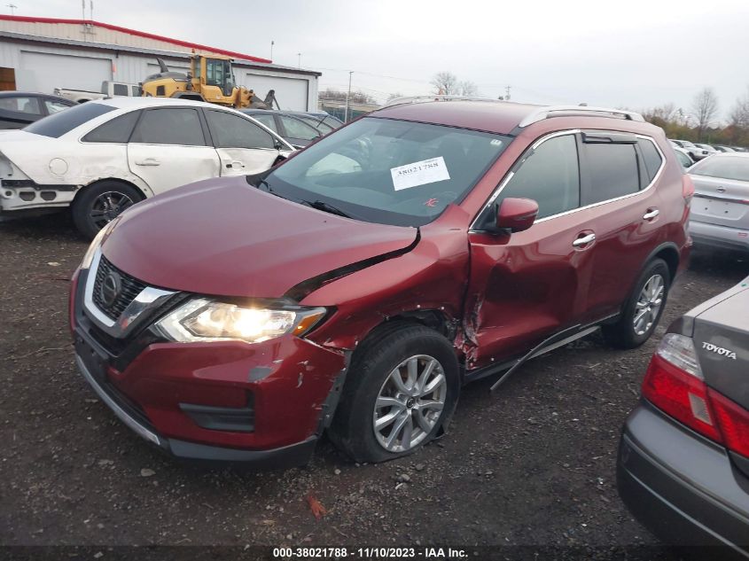 2018 Nissan Rogue Sv VIN: 5N1AT2MV1JC752055 Lot: 38021788