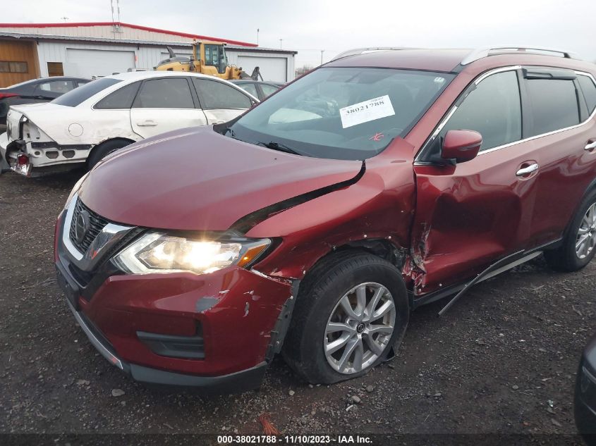 2018 Nissan Rogue Sv VIN: 5N1AT2MV1JC752055 Lot: 38021788