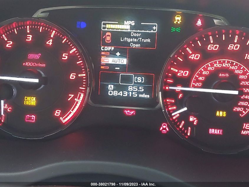 2015 Subaru Wrx Sti VIN: JF1VA2L66F9813559 Lot: 43417201