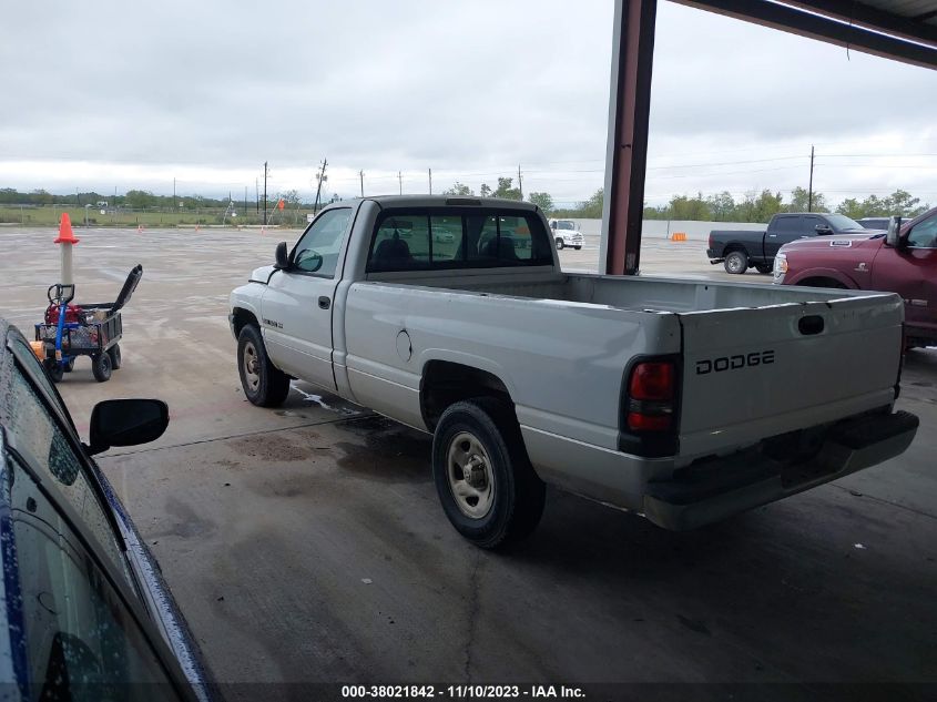 2001 Dodge Ram 1500 St/Work Special VIN: 1B7HC16X91S260875 Lot: 38021842