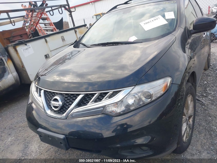 2012 Nissan Murano Sl VIN: JN8AZ1MW8CW233418 Lot: 38021997
