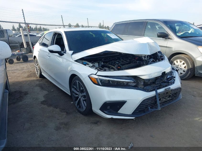 2022 Honda Civic Touring VIN: 2HGFE1F97NH301862 Lot: 38022261