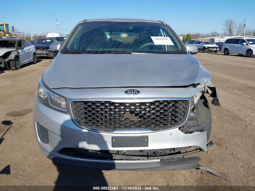 2017 Kia Sedona Lx VIN: KNDMB5C17H6226428 Lot: 38022361