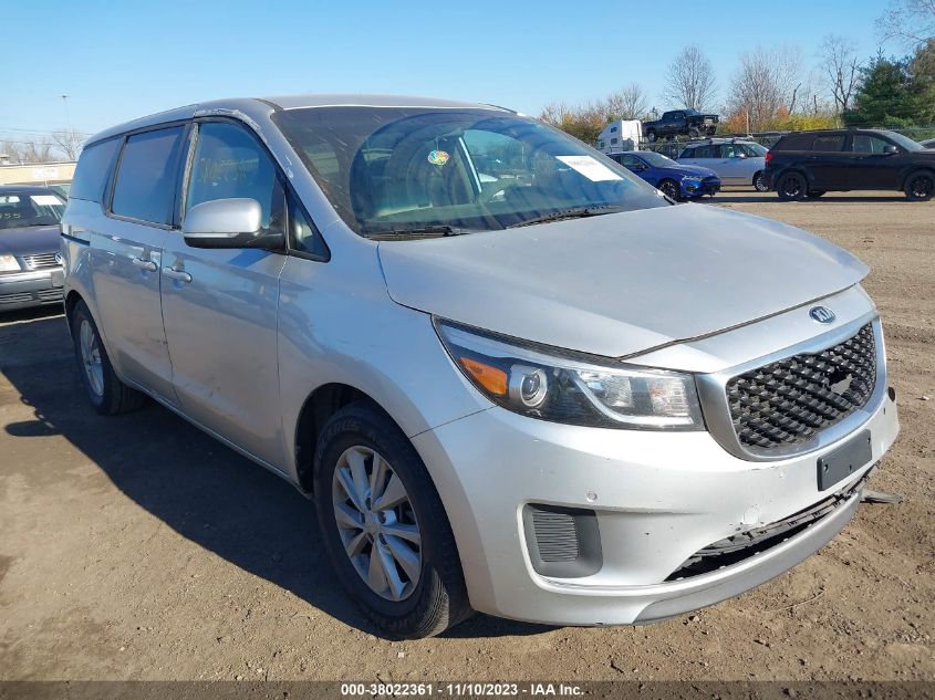 2017 Kia Sedona Lx VIN: KNDMB5C17H6226428 Lot: 38022361