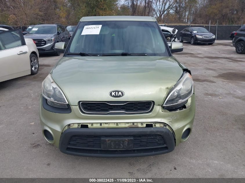 2013 Kia Soul + VIN: KNDJT2A65D7615876 Lot: 38022425