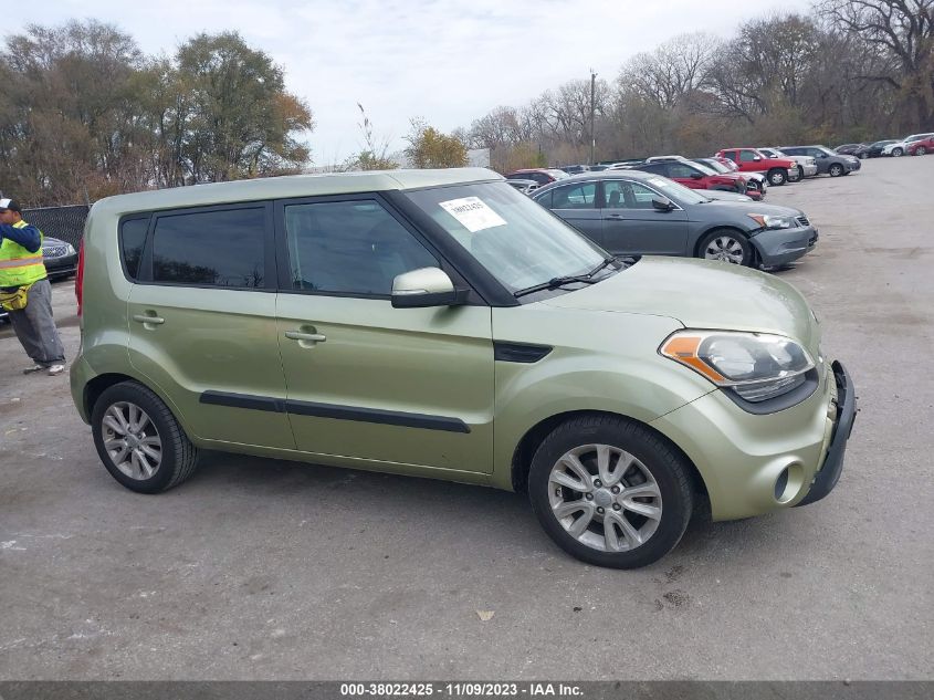 2013 Kia Soul + VIN: KNDJT2A65D7615876 Lot: 38022425