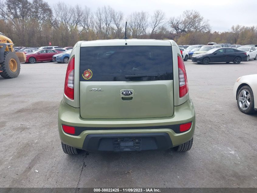 2013 Kia Soul + VIN: KNDJT2A65D7615876 Lot: 38022425