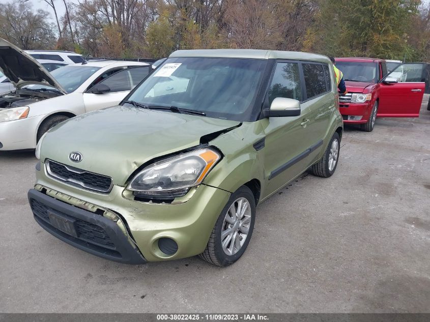 2013 Kia Soul + VIN: KNDJT2A65D7615876 Lot: 38022425