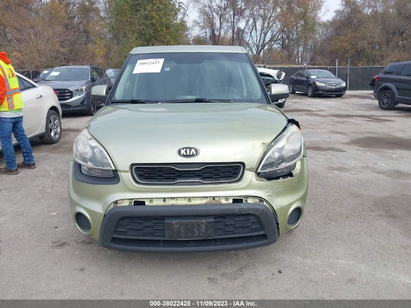 2013 Kia Soul + VIN: KNDJT2A65D7615876 Lot: 38022425