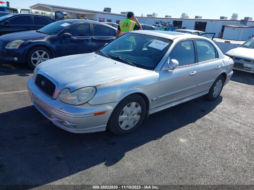 2003 Hyundai Sonata Base W/2.7L V6 (A4) VIN: KMHWF25H13A760063 Lot: 38022630