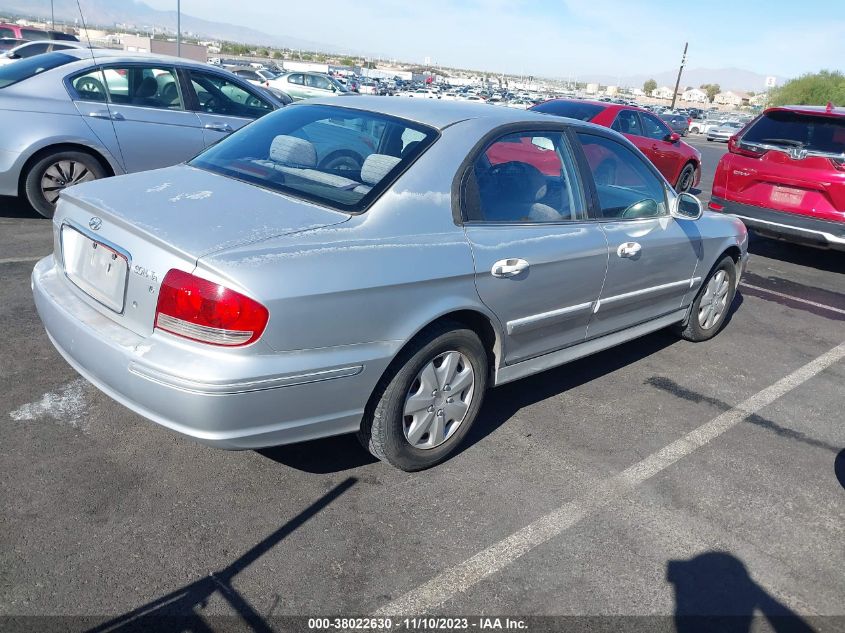 2003 Hyundai Sonata Base W/2.7L V6 (A4) VIN: KMHWF25H13A760063 Lot: 38022630