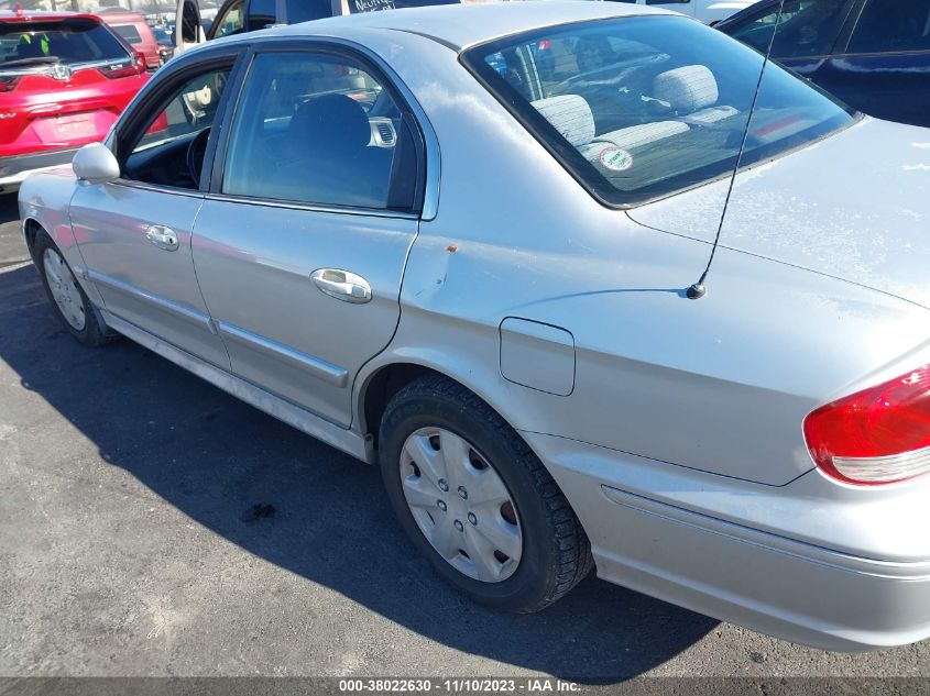 2003 Hyundai Sonata Base W/2.7L V6 (A4) VIN: KMHWF25H13A760063 Lot: 38022630