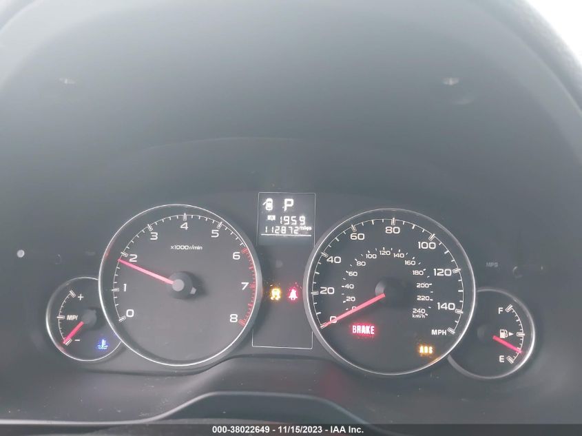 2014 Subaru Outback 2.5I Premium VIN: 4S4BRBCC8E3207172 Lot: 38022649