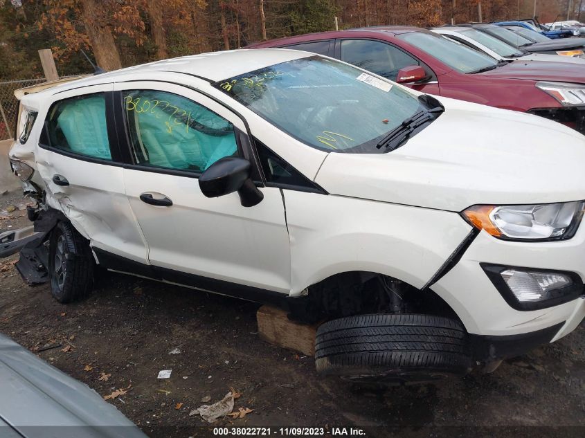 2021 Ford Ecosport S VIN: MAJ3S2FE1MC437876 Lot: 38022721