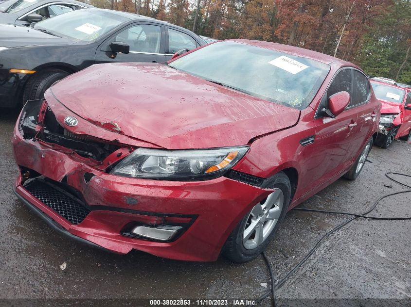 2014 Kia Optima Lx VIN: 5XXGM4A74EG283773 Lot: 38022853