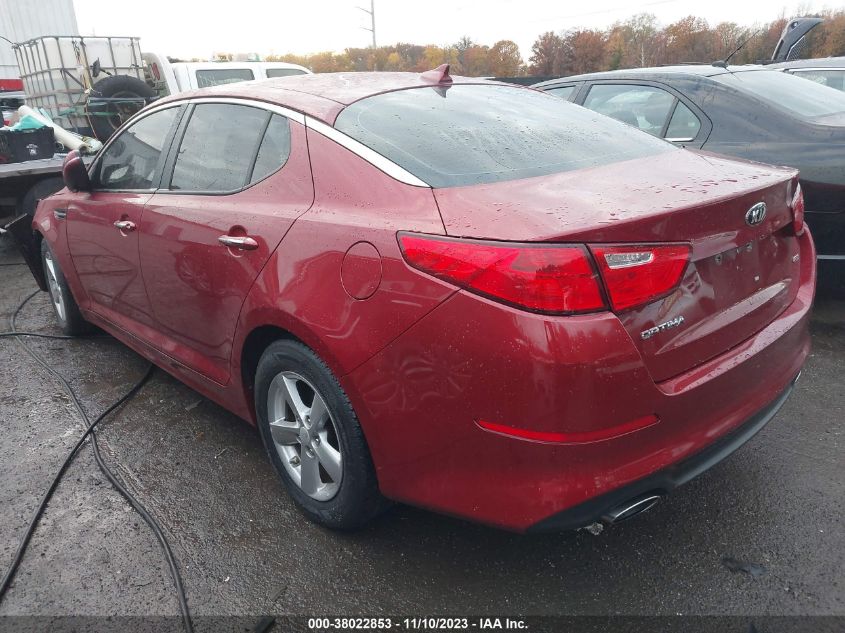 2014 Kia Optima Lx VIN: 5XXGM4A74EG283773 Lot: 38022853