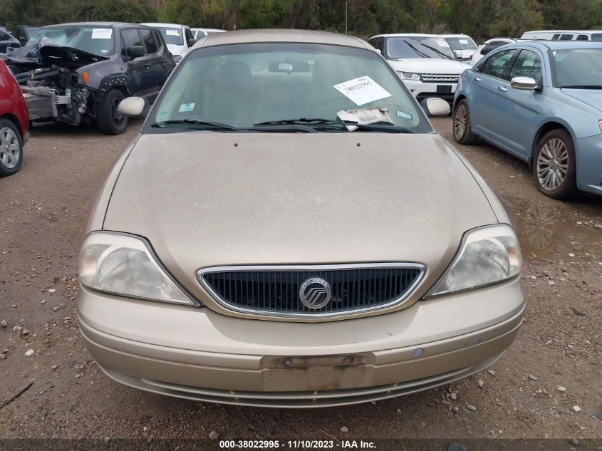 2001 Mercury Sable Ls Premium VIN: 1MEFM55S11A602437 Lot: 38022995