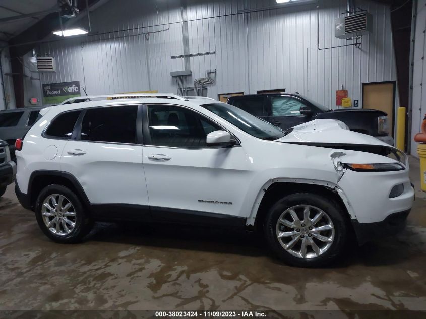 2014 Jeep Cherokee Limited VIN: 1C4PJMDB1EW260801 Lot: 38023424