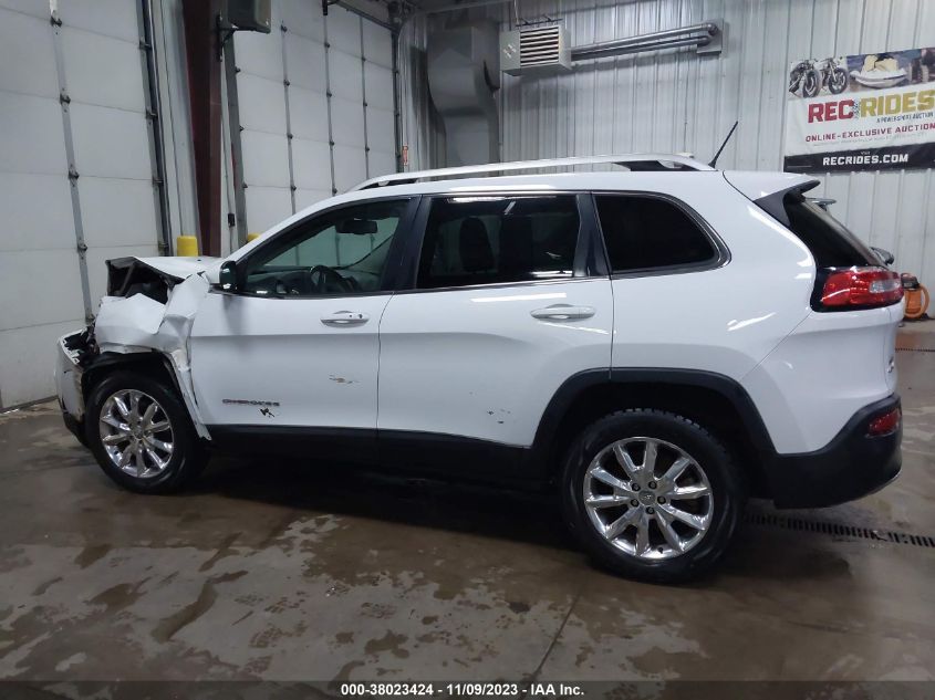 2014 Jeep Cherokee Limited VIN: 1C4PJMDB1EW260801 Lot: 38023424