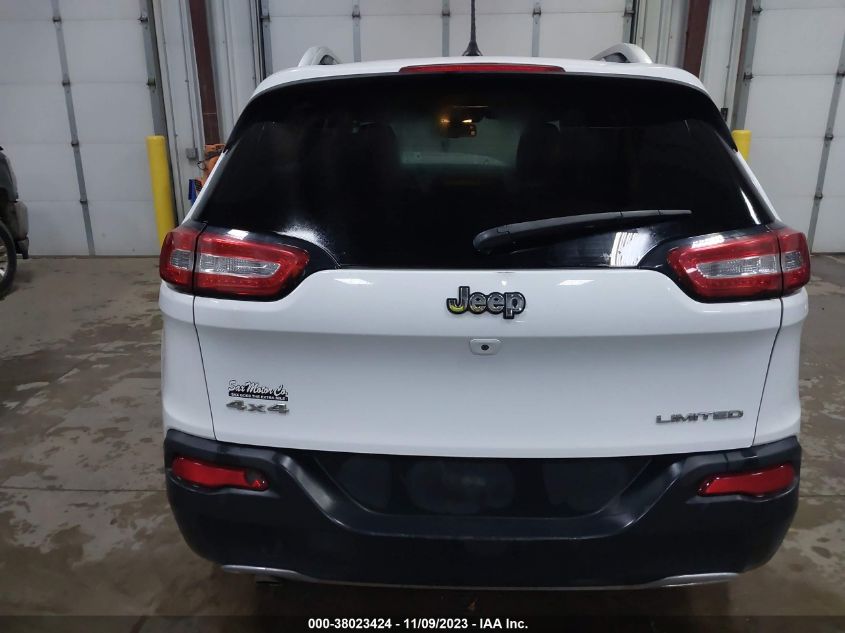 2014 Jeep Cherokee Limited VIN: 1C4PJMDB1EW260801 Lot: 38023424