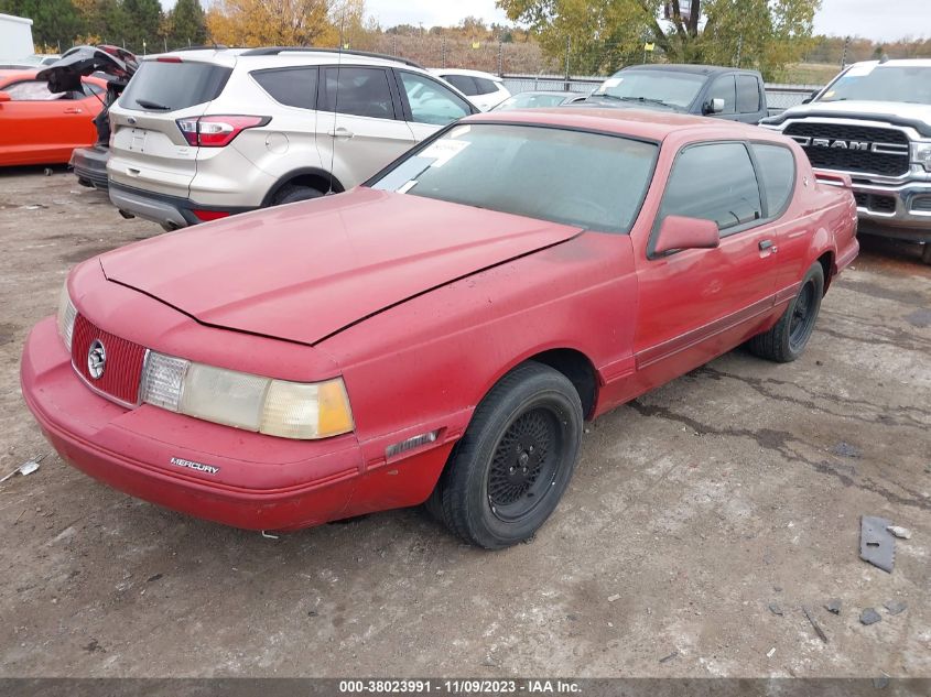 1988 Mercury Cougar Xr7 VIN: 1MEBM62F6JH696494 Lot: 38023991