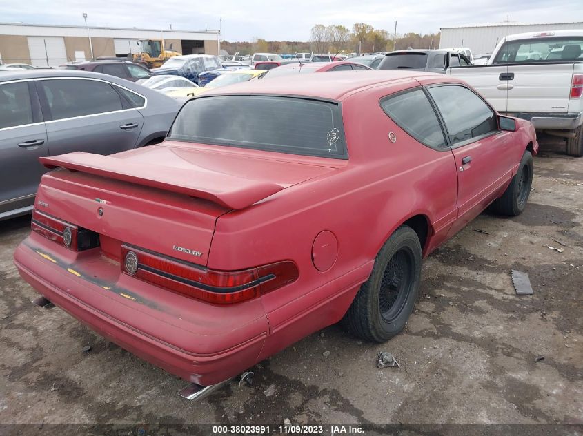 1988 Mercury Cougar Xr7 VIN: 1MEBM62F6JH696494 Lot: 38023991