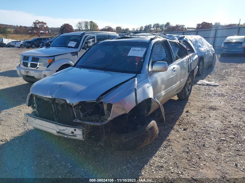 2005 Toyota Highlander Limited V6 VIN: JTEEP21A150111096 Lot: 38024105