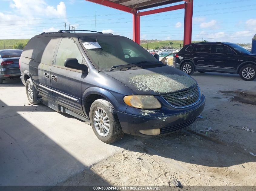 2002 Chrysler Town & Country Limited VIN: JTDS4RCE0LJ013791 Lot: 38024143