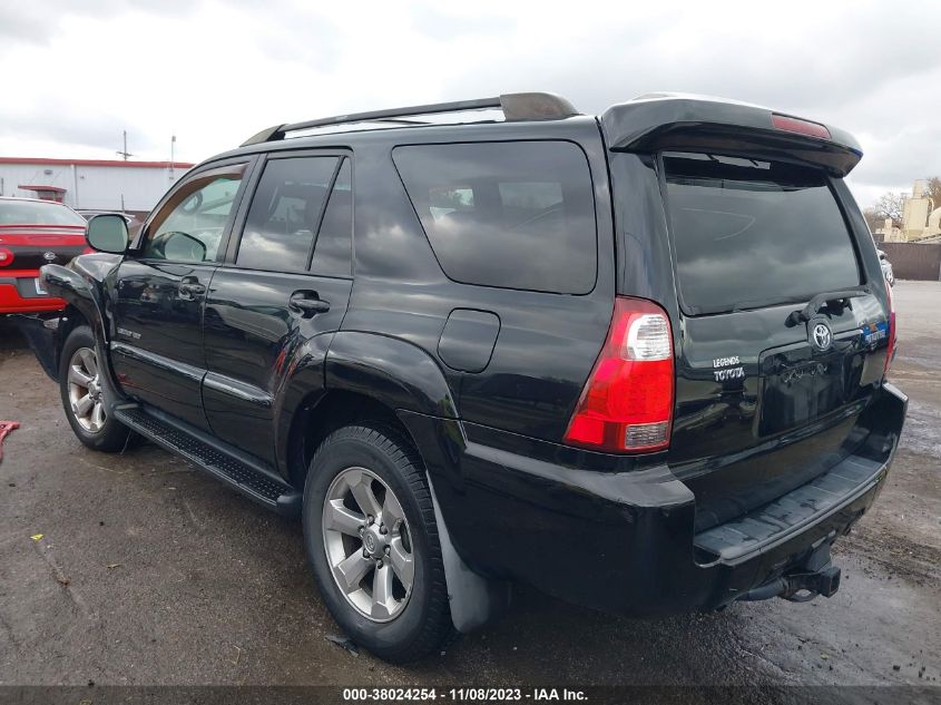 2007 Toyota 4Runner Limited V8 VIN: JTEBT17R178041206 Lot: 38024254