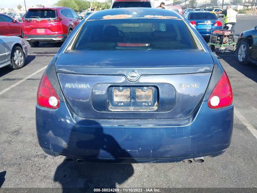 2006 Nissan Maxima 3.5 Se VIN: 1N4BA41EX6C813219 Lot: 38024269