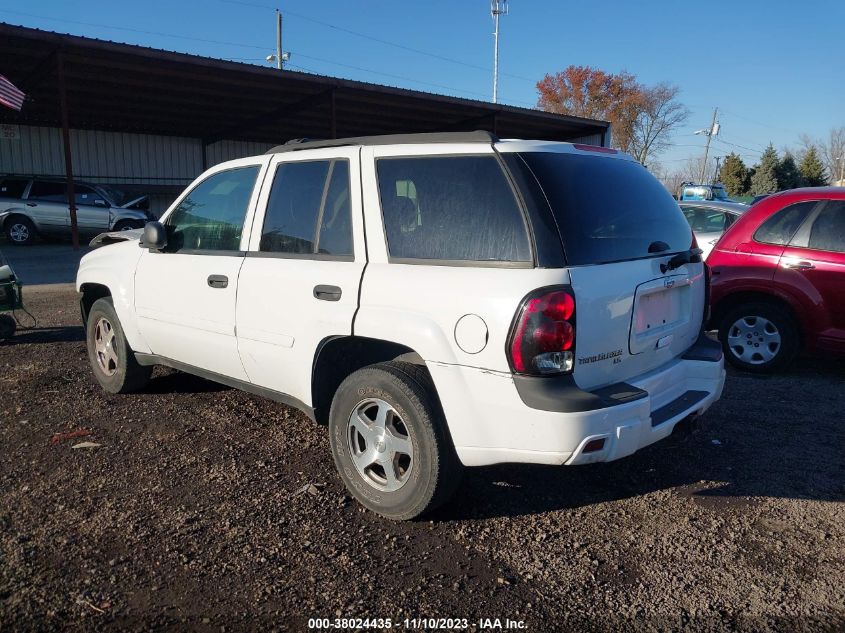 2007 Chevrolet Trailblazer Ls VIN: 1GNDT13S972276288 Lot: 38024435