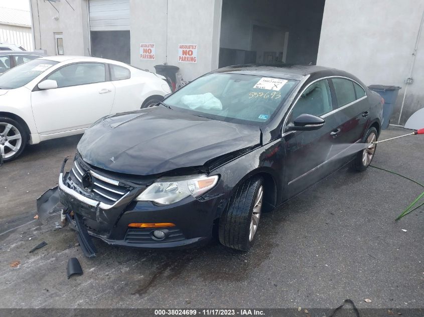 2010 Volkswagen Cc Sport VIN: WVWMP7AN6AE557693 Lot: 38024699