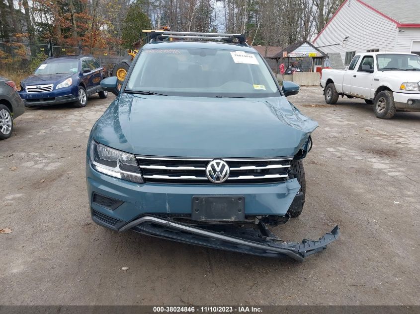 2021 Volkswagen Tiguan Se/Se R-Line Black/Sel VIN: 3VV2B7AXXMM090284 Lot: 38024846