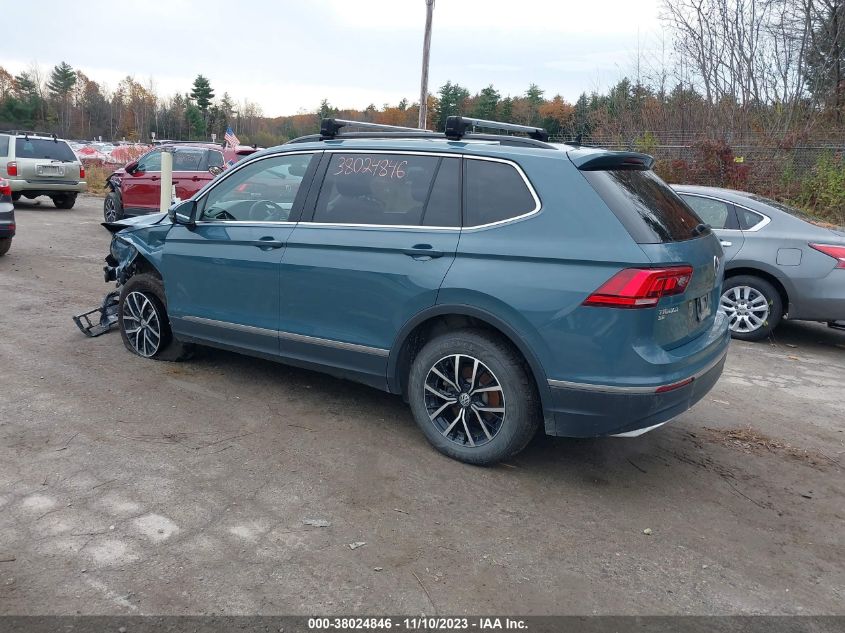 2021 Volkswagen Tiguan Se/Se R-Line Black/Sel VIN: 3VV2B7AXXMM090284 Lot: 38024846