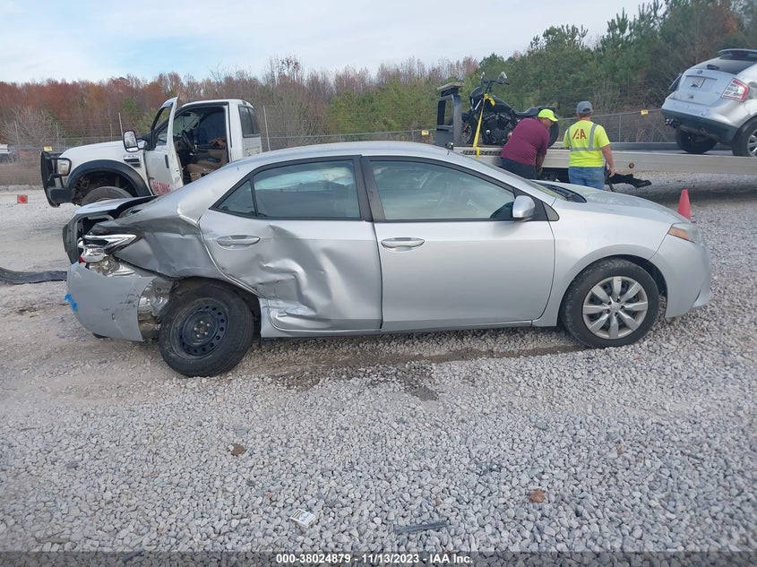 2014 Toyota Corolla Le VIN: 2T1BURHE7EC190331 Lot: 38024879