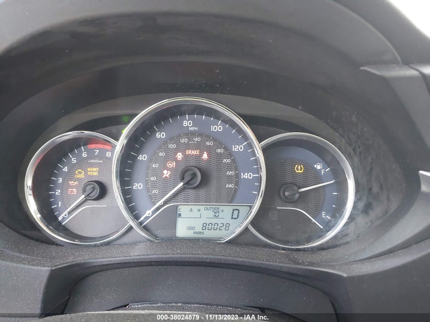 2014 Toyota Corolla Le VIN: 2T1BURHE7EC190331 Lot: 38024879