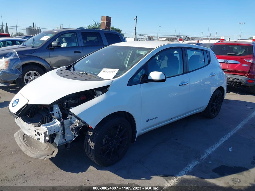 2013 Nissan Leaf S VIN: 1N4AZ0CP0DC419303 Lot: 38024897