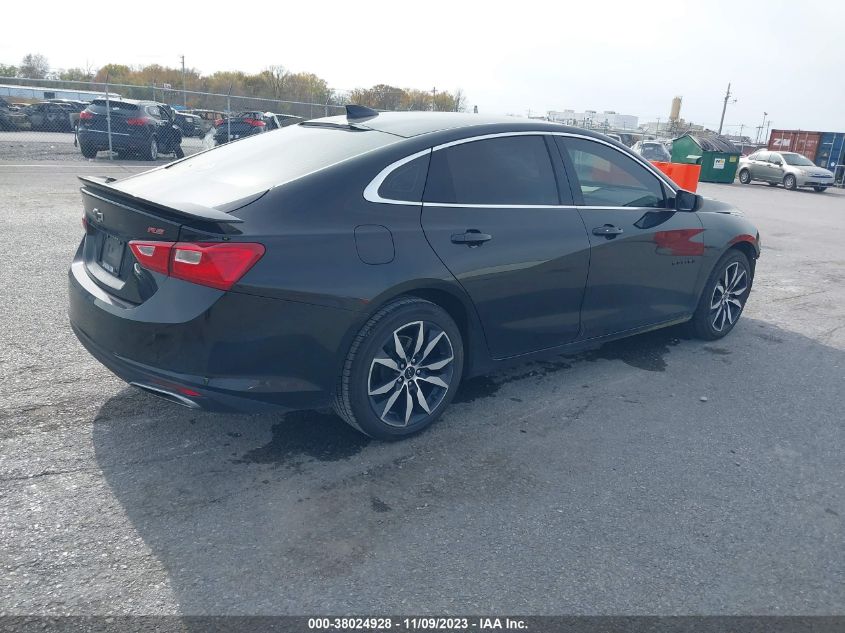 2021 Chevrolet Malibu Fwd Rs VIN: 1G1ZG5ST1MF055124 Lot: 38024928