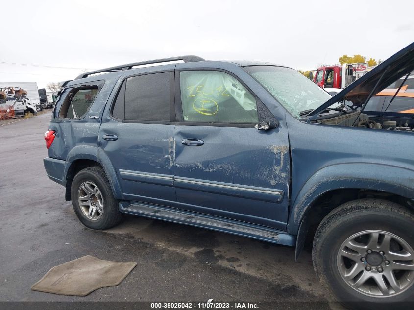 2005 Toyota Sequoia Limited V8 VIN: 5TDBT48A15S235810 Lot: 38025042