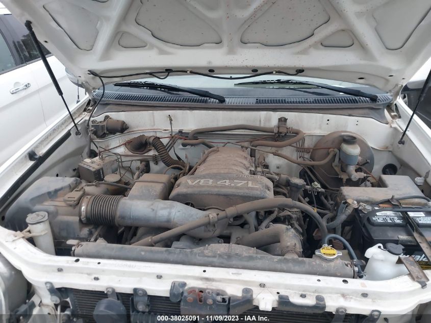 2004 Toyota Tundra Sr5 V8 VIN: 5TBRT34144S444805 Lot: 38025091