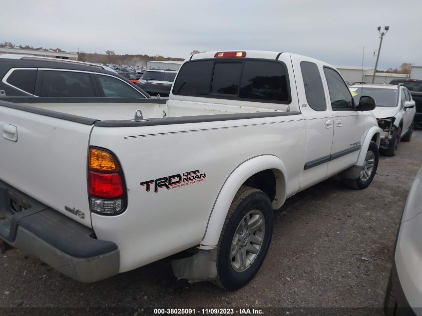 2004 Toyota Tundra Sr5 V8 VIN: 5TBRT34144S444805 Lot: 38025091