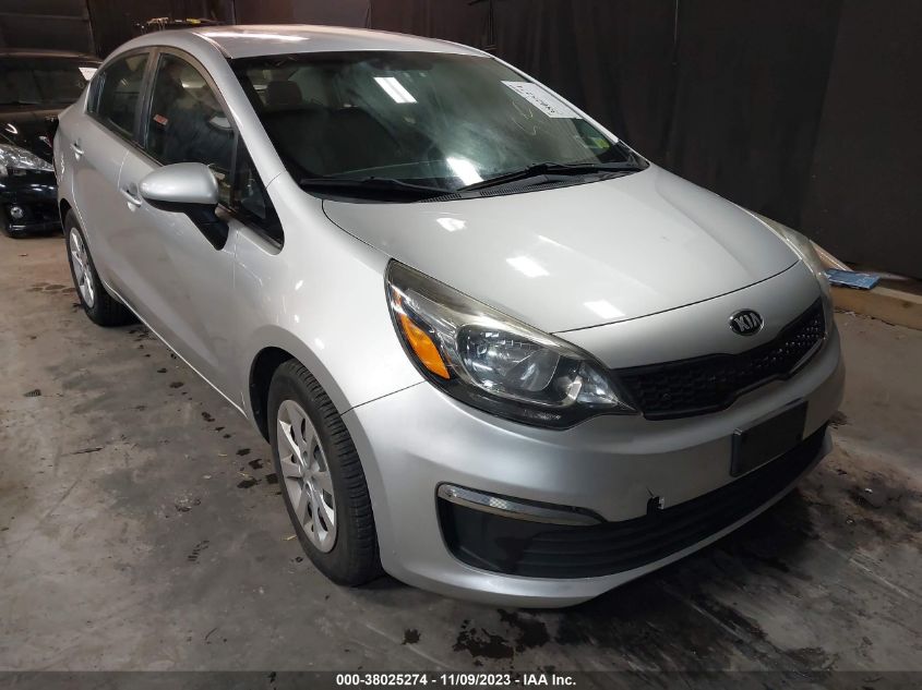 2017 Kia Rio Lx VIN: KNADM4A36H6045536 Lot: 38025274