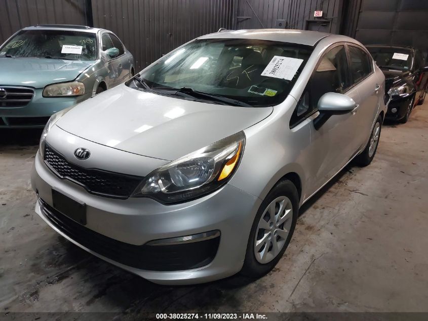 2017 Kia Rio Lx VIN: KNADM4A36H6045536 Lot: 38025274