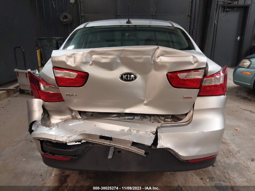 2017 Kia Rio Lx VIN: KNADM4A36H6045536 Lot: 38025274