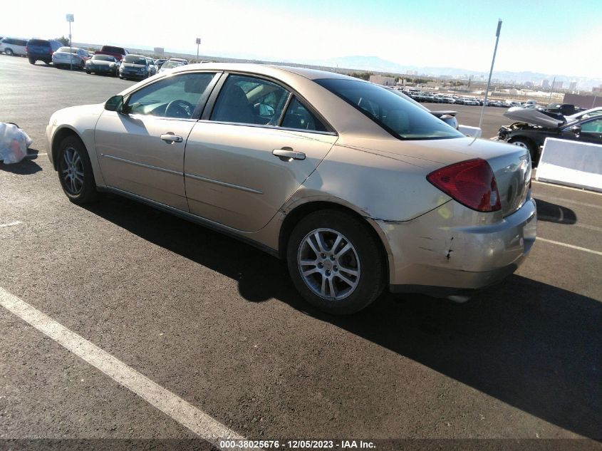 2006 Pontiac G6 6-Cyl VIN: 1G2ZG558364107399 Lot: 38025676