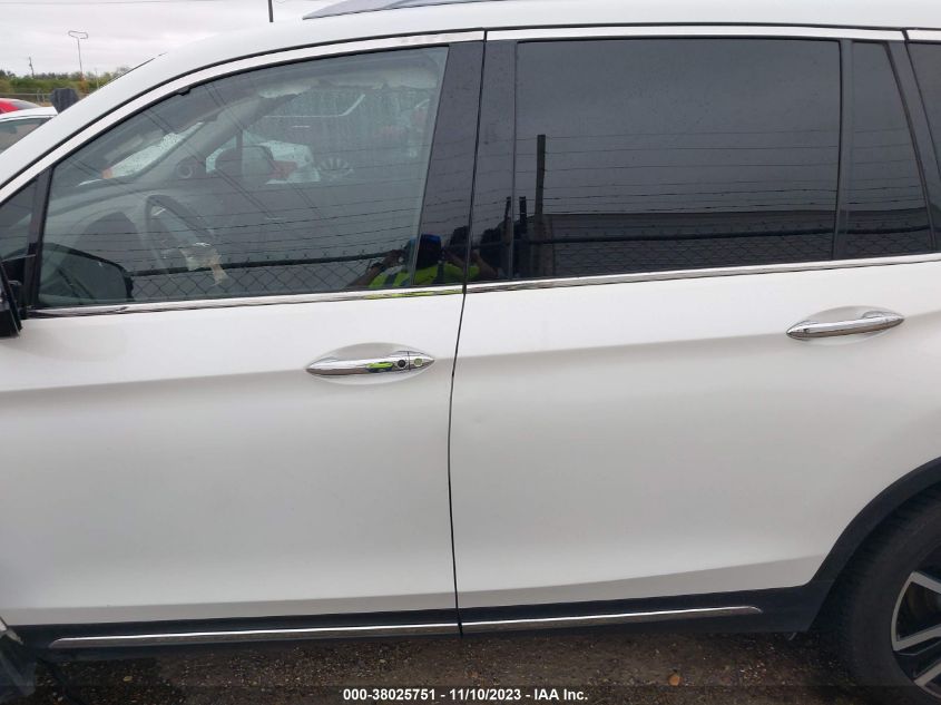 2020 Honda Pilot 2Wd Touring 7 Passenger VIN: 5FNYF5H6XLB013254 Lot: 38025751