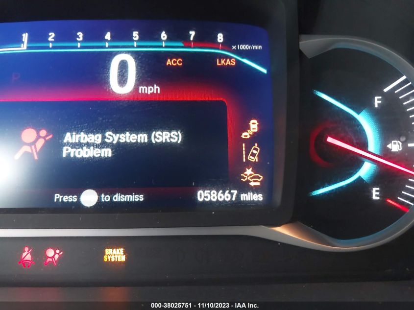 2020 Honda Pilot 2Wd Touring 7 Passenger VIN: 5FNYF5H6XLB013254 Lot: 38025751