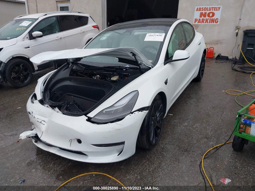 2023 TESLA MODEL 3 PERFORMANCE DUAL MOTOR ALL-WHEEL DRIVE VIN: 5YJ3E1ECXPF497495