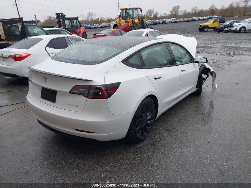 2023 TESLA MODEL 3 PERFORMANCE DUAL MOTOR ALL-WHEEL DRIVE VIN: 5YJ3E1ECXPF497495